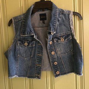 Highway Jeans Large Denim Short Sleeved Half Jean Jacket